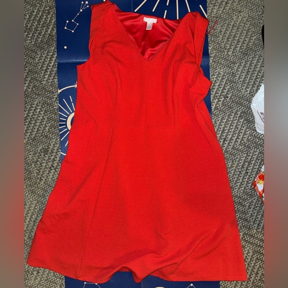 London Times Fit and Flare Red Dress 2x plus size pre loved - Picture 4 of 6